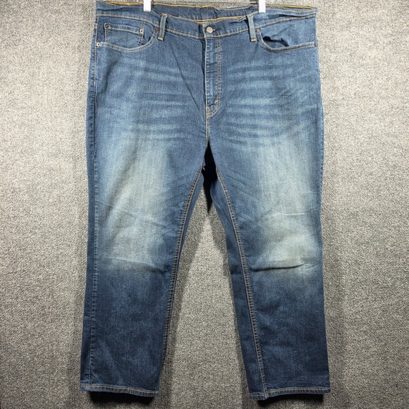 Levi's Other - Levis 541 Jeans Mens 46x30 Athletic Taper Medium Wash Whiskering Distressed Jean